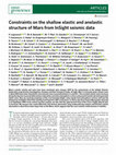 Research paper thumbnail of Constraints on the shallow elastic and anelastic structure of Mars from InSight seismic data