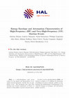 Research paper thumbnail of Energy Envelope and Attenuation Characteristics of High-Frequency (HF) and Very-High-Frequency (VF) Martian Events