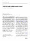 Research paper thumbnail of Public spaces in the occupied Palestinian territories