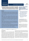 Research paper thumbnail of Analysing the Impact of Social Media for Extending Outreach of Hypertension Services in a Northern State of India: A Computational Study on Twitter