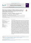 Research paper thumbnail of Mathematical modeling of COVID-19 infection dynamics in Ghana: Impact evaluation of integrated government and individual level interventions