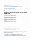 Research paper thumbnail of Hydroxylation of \u3ci\u3eSaccharomyces cerevisiae\u3c/i\u3e Ceramides Requires Sur2p and Scs7p