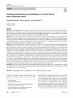 Research paper thumbnail of Autobiographical Memory and Mindfulness: a Critical Review with a Systematic Search