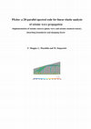 Research paper thumbnail of PEelse: a 2D parallel spectral code for linear elastic analysis of seismic wave propagation Implementation of seismic sources (plane wave and seismic moment tensor), absorbing boundaries and damping factor