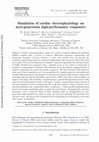 Research paper thumbnail of Simulation of cardiac electrophysiology on next-generation high-performance computers