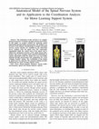 Research paper thumbnail of Anatomical model of the spinal nervous system and its application to the coordination analysis for motor learning support system