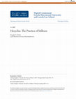 Research paper thumbnail of Hesychia: The Practice of Stillness