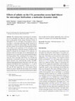 Research paper thumbnail of Effects of salinity on the CO2 permeation across lipid bilayer for microalgae biofixation: a molecular dynamics study