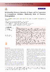 Research paper thumbnail of Relationship Between Intensity of Anger and its Expression in Competitive Athletes: Mediating Role of Emotion Dysregulation