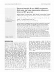 Research paper thumbnail of Enhanced HBV pregenomic RNA levels and higher transcription efficiency of defective hepatitis B virus genomes