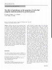 Research paper thumbnail of The effect of polysiloxane on the properties of Al2O3-NbC composite material produced by pyrolysis process