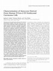 Research paper thumbnail of Characterization of astrocytes derived from human NTera-2/D1 embryonal carcinoma cells