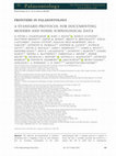 Research paper thumbnail of A standard protocol for documenting modern and fossil ichnological data