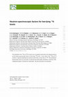 Research paper thumbnail of Neutron-spectroscopic factors for low-lying 16N levels and the 15N(n,gamma)16N reaction rate