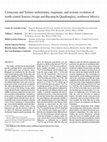 Research paper thumbnail of Cretaceous and Tertiary sedimentary, magmatic, and tectonic evolution of north-central Sonora (Arizpe and Bacanuchi Quadrangles), northwest Mexico