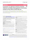 Research paper thumbnail of Correction: Co-infection and ICU-acquired infection in COVID-19 ICU patients: a secondary analysis of the UNITE-COVID data set