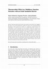 Research paper thumbnail of Thermovoltaic Effect in a Multilayer Junction Structure with an Oxide Insulation Barrier