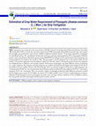 Research paper thumbnail of Estimation of Crop Water Requirement of Pineapple (Ananas comosus (L.) Merr.) for Drip Fertigation