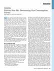 Research paper thumbnail of Portion Size Me: Downsizing Our Consumption Norms