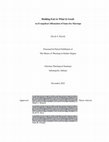 Research paper thumbnail of Holding Fast to What Is Good: An Evangelical Affirmation of Same-Sex Marriage