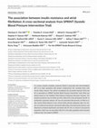 Research paper thumbnail of The association between insulin resistance and atrial fibrillation: A cross-sectional analysis from SPRINT (Systolic Blood Pressure Intervention Trial)