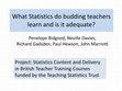 Research paper thumbnail of in British Teacher Training Courses funded by the Teaching Statistics TrustAims