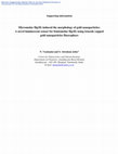 Research paper thumbnail of Micromolar Hg(ii) induced the morphology of gold nanoparticles: a novel luminescent sensor for femtomolar Hg(ii) using triazole capped gold nanoparticles as a fluorophore