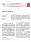 Research paper thumbnail of Ethanol electrocatalysis on gold and conducting polymer nanocomposites: A study of the kinetic parameters