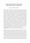 Research paper thumbnail of Bilişsel Davranışçı Psikoterapi: Bir Derleme Çalışması