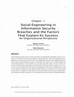 Research paper thumbnail of Social Engineering in Information Security Breaches and the Factors That Explain Its Success