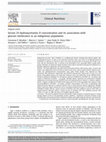 Research paper thumbnail of Serum 25-hydroxyvitamin D concentration and its determinants in the very old: the Newcastle 85+ Study