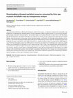 Research paper thumbnail of Disentangling arthropod and plant resources consumed by Orius spp. in peach and alfalfa crops by metagenomic analysis