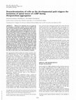 Research paper thumbnail of Desynchronization of cells on the developmental path triggers the formation of spiral waves of cAMP during Dictyostelium  aggregation