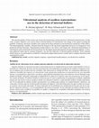 Research paper thumbnail of Vibrational analysis of seedless watermelons: use in the detection of internal hollows