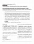 Research paper thumbnail of Hyperammonemia and hepatic status during valproate therapy