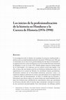 Research paper thumbnail of Los inicios de la profesionalización de la historia en Honduras y la Carrera de Historia (1976-1990)