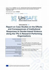 Research paper thumbnail of Case Studies on the Effects and Consequences of Institutional Responses to Gender-based Violence along the 7Ps in Research Performing Organisations