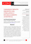 Research paper thumbnail of Variables e impacto perceptivo del overlapping o encabalgamiento audiovisual