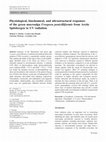 Research paper thumbnail of Physiological, biochemical, and ultrastructural responses of the green macroalga Urospora penicilliformis from Arctic Spitsbergen to UV radiation