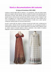 Research paper thumbnail of Storia e documentazione del costume: Un epoca di transizione (1815-1850)