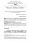 Research paper thumbnail of Dificuldades Para a Implementação De Uma Teoria De Precedentes a Partir Do Critério De Autoridade