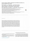 Research paper thumbnail of Arsenic exposure, diabetes-related genes and diabetes prevalence in a general population from Spain