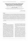 Research paper thumbnail of Association of physical self-concept with physical activity, life satisfaction and Mediterranean diet in adolescents