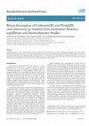 Research paper thumbnail of Binary biosorption of Cadmium(II) and Nickel(II) onto planococcus sp. isolated from wastewater: Kinetics, equilibrium and thermodynamic Studies