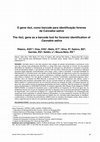 Research paper thumbnail of O gene rbcL como barcode para identificação forense de Cannabis sativa