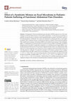 Research paper thumbnail of Effect of a Symbiotic Mixture on Fecal Microbiota in Pediatric Patients Suffering of Functional Abdominal Pain Disorders