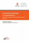 Research paper thumbnail of Powerful Learning Conversations: Evaluation Report and Executive Summary