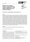 Research paper thumbnail of Missing focus on Human Factors – organizational and cognitive ergonomics – in the safety management for the petroleum industry