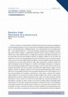 Research paper thumbnail of Ángel Barahona. René Girard: de la ciencia a la fe