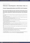 Research paper thumbnail of Multicenter Retro-Prospective Observational Study on Chronic Hypoparathyroidism and rhPTH (1-84) Treatment